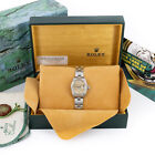 Rolex OP Date Ref.69240 SS Silver Dial Box Cloth Tags 6