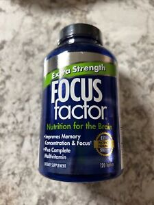 Focus Factor Extra Strength 120 Tablets EXP 04/2024
