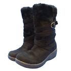 SO Snow Boots Womens Size 10M Toasty Black So Real So Right Suede Winter Boots