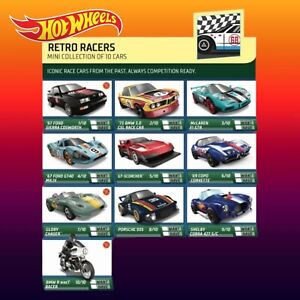 Hot Wheels Mainline 2022 RETRO RACERS Various Colors Choose Your Favorites