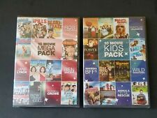 20 MOVIE KIDS/ADULT Pack 2-DVD's Something For Everyone! NEW-SEALED