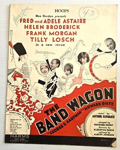 HOOPS - THE BAND WAGON - 1922 - SHEET MUSIC