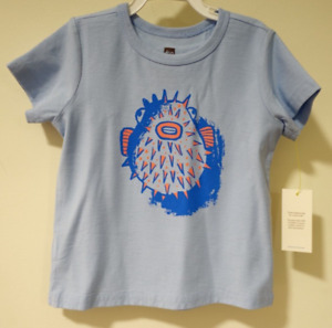 NWT Tea Collection Puffer Fish Tee Shirt Boy's Size 6-9 Month