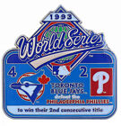 1993 World Series Commemorative Pin - Blue Jays vs. Phillies - Limited 1,000