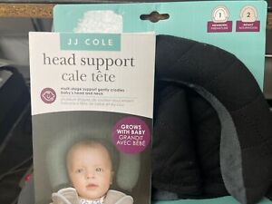 JJ Cole Head Support 2 Piece Black Gray