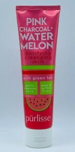 Purlisse Pink Charcoal + Watermelon Purifying Cleansing Milk w/ Green Tea 3.4 oz