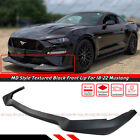 FOR 2018-23 MUSTANG GT ECOBOOST MD STYLE FRONT BUMPER CHIN LIP SPOILER SPLITTER (For: 2018 Ford Mustang GT)
