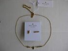NWT Kate Spade New York Cat Meow Gold Plated Earrings and Necklace Gift Set