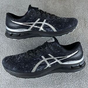 Asics Gel-Kayano 28 Black Gray Silver Running Shoes Sneakers Men's Size 13