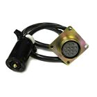 Civilian Truck 7 Way Plug to Military Trailer 12 Pin Adapter Power Cable B M1101