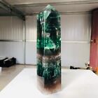 1150g Natural Colorfully Fluorite Quartz Crystal Obelisk Wand Point Healing AF33