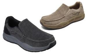 SKECHERS Men's Relaxed Fit, Memory Foam Loafers Shoes, Medium & Extra Wide, 4E