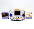 V-TECH V-SMILE POCKET LEARNING SYSTEM & 2 GAMES INCLUDED, IN PREOWNED CONDITION.