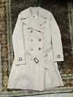 Burberry Trench Coat 2000s NWOT Made in England Womens Size 14 US 16 UK