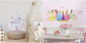 Disney Princess Castle & Princess Glow Peel & Stick Wall Decals Combo Set
