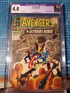 Avengers 36 Marvel Comics 1967 CGC Restored 40 ST6-43