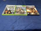 xbox 360 games lot bundle Tomb Raider Legend, Far cry 3 And Splinter Cell Double