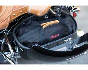 Indian Motorcycle Deluxe Saddlebag Travel Bags in Black, Pair (For: Indian Roadmaster)