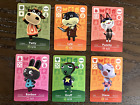 Animal Crossing amiibo cards - Series 1 Lot of 6 Cards