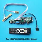 For B101AW06 V0/V1 1024x600 40Pin LVDS HDMI+AV+USB DVB-T2/C Driver Board DIY Kit