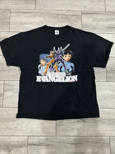 VTG Neon Genesis Evangelion Delta Shirt Rare HTF Size XL Rei/Shiji