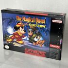 BOX ONLY⭐The Magical Quest Starring Mickey Mouse⭐Super Nintendo SNES Authentic