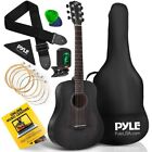 Pyle 34'' Beginners 6-String Acoustic Guitar - 1/2 Junior Size Guitar w/ Accesso