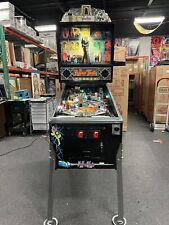 1992 THE ADDAMS FAMILY PINBALL MACHINE PROFESSIONAL TECHS LEDS  WORKS GREAT
