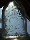 New Listing1 qt. clear embossed R. E. Gottschall dairy milk bottle, Pottsville, Pa.
