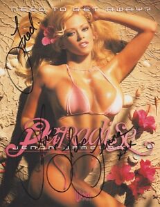 JENNA JAMESON~ORIG HAND SIGNED/AUTOGRAPHED 8.5X11 PROMOTIONAL WICKED SELL SHEET