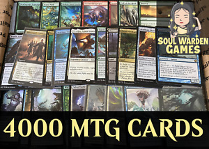 4000+ MAGIC THE GATHERING MTG CARDS LOT INSTANT COLLECTION WITH RARES AND FOILS!
