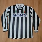 Juventus / Sony Italy 1995/1997 Home Football Long Sleeved Jersey Kappa SIZE XL