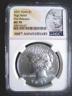 2021 Peace Dollar, NGC MS-70, High Relief First Releases Flawless Gem!! ++++