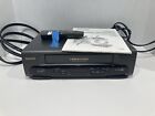 SAMTRON SV-C90 VHS VCR Player With Remote, Manual, Cables - Tested VG Condition
