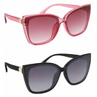 NWT Women Oversized Sunglasses Cat Eye Square Fashion Retro Classic Frame CAT102