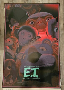 E.T. Extra Terrestrial GID Laurent Durieux 62/350 Screen Print Poster Art Mondo