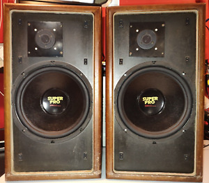 Vintage Large Advent Speakers NLA New Large Advent Loudspeakers PAIR