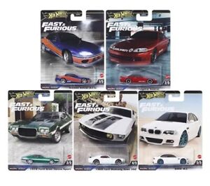 🔥💥Hot Wheels - 2024 Fast and Furious Mix F Set of All 5 Cars💥🔥