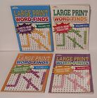 Lot - 4 LARGE PRINT  Word Search Find  67 Puzzles Ea.  Vol. 409 - 412 Kappa NEW