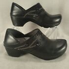 Dansko Clogs Loafers Shoes Womens Size 4.5-5 US 35 EU Black Leather Slip On