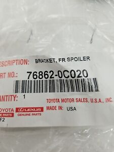 Toyota 76862-0C020, Front Lower Spoiler Bracket. NOS. Fast shipping!!!