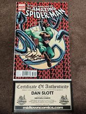 Amazing Spider-Man (2013) 700 2nd Print Midtown Comics COA signed by Dan Slott