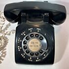 Western Electric Bell System black rotary dial desk telephone 500 TESTED WORKS