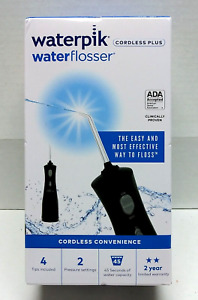 Waterpik Ultra Dental Easy Water Flosser 4 Tips and 2 Settings WP-462W Black NEW