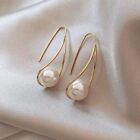 Elegant Big Pearl Ear Stud Earrings Drop Dangle Women Wedding Jewelry Party Gift