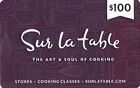 New ListingSur La Table Gift Card $100