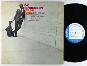 Joe Henderson - Page One LP - Blue Note - BLP 4140 Mono RVG Ear NY USA