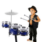 Kid Toddler Jazz Drum Set Kit Musical Percussion Instrument Educational Toy