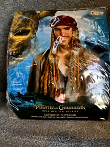 Pirates of The Carribean, Capt. Jack Sparrow - Head Gear & Dread Locks Ages 14+