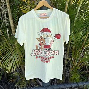 Rudolph Reindeer Christmas T-shirt Santa Adult Large New